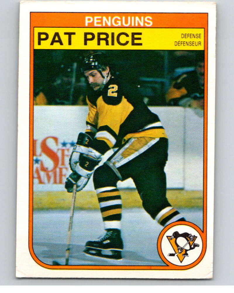 1982-83 O-Pee-Chee #274 Pat Price Pittsburgh Penguins V58976 Image 1