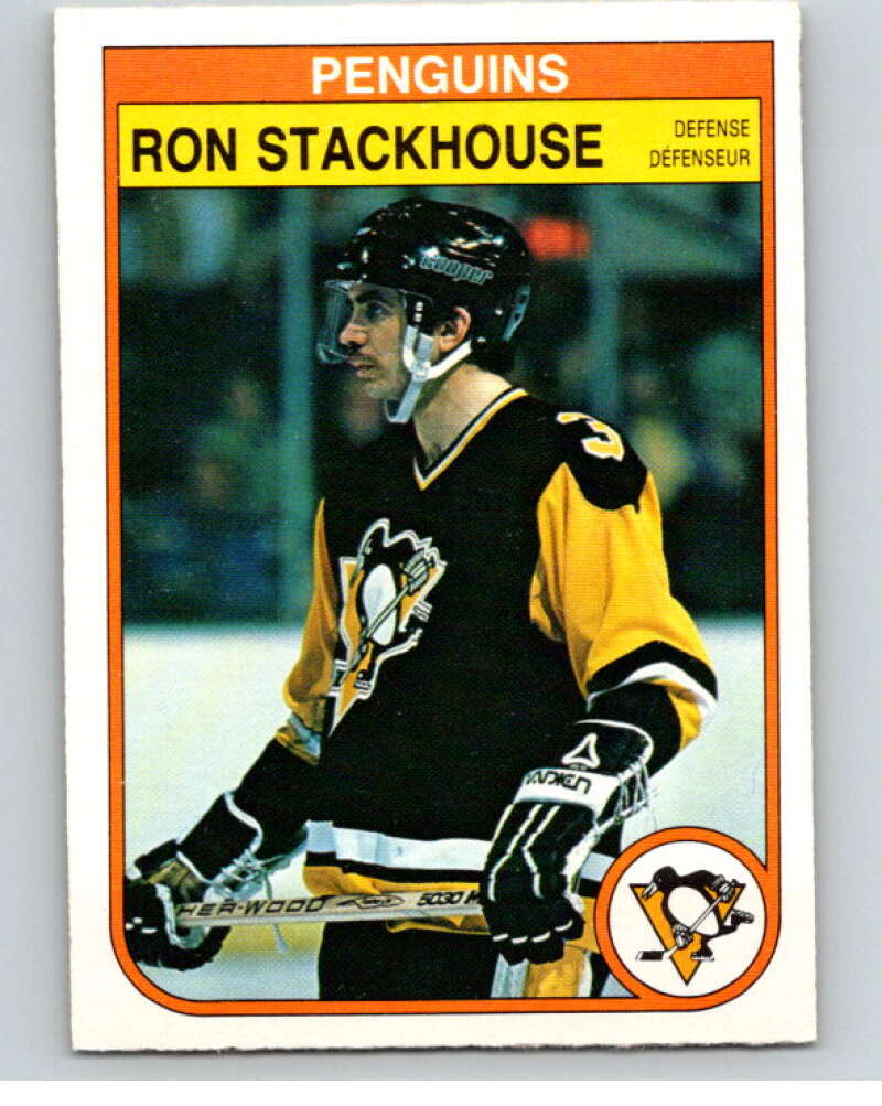 1982-83 O-Pee-Chee #275 Ron Stackhouse Pittsburgh Penguins V58984 Image 1