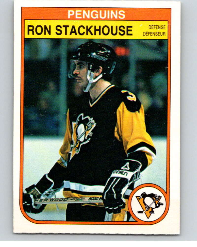 1982-83 O-Pee-Chee #275 Ron Stackhouse Pittsburgh Penguins V58986 Image 1