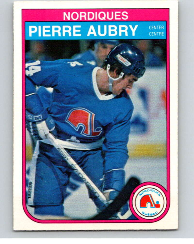 1982-83 O-Pee-Chee #277 Pierre Aubry RC Rookie Quebec Nordiques V58998 Image 1