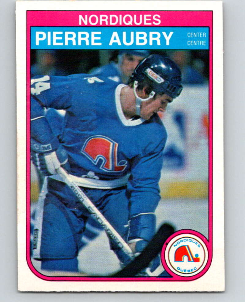 1982-83 O-Pee-Chee #277 Pierre Aubry RC Rookie Quebec Nordiques V59000 Image 1