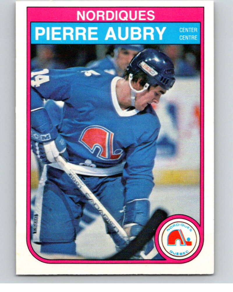 1982-83 O-Pee-Chee #277 Pierre Aubry RC Rookie Quebec Nordiques V59001 Image 1