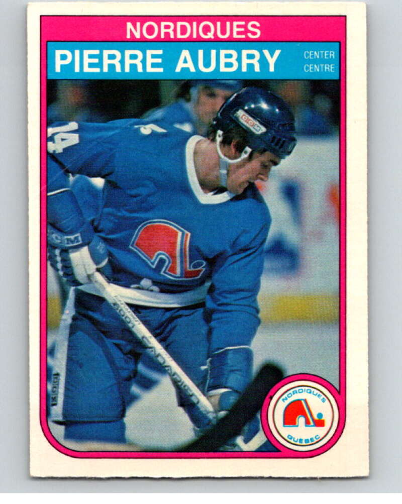 1982-83 O-Pee-Chee #277 Pierre Aubry RC Rookie Quebec Nordiques V59002 Image 1