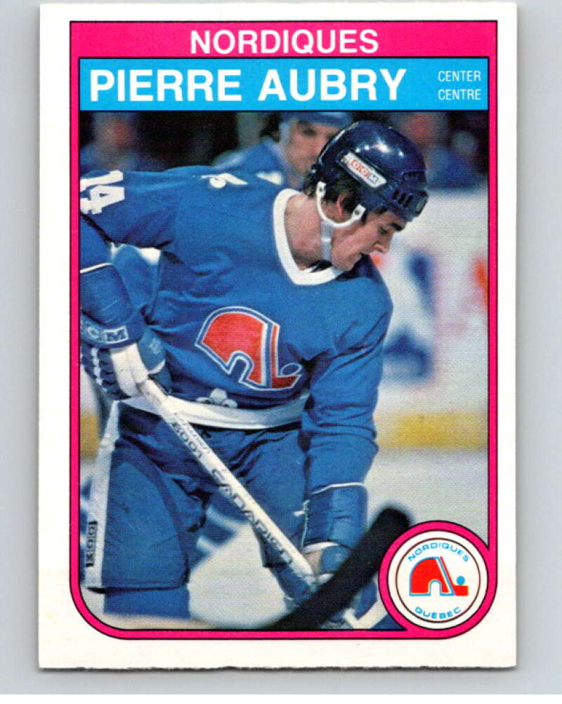 1982-83 O-Pee-Chee #277 Pierre Aubry RC Rookie Quebec Nordiques V59003 Image 1