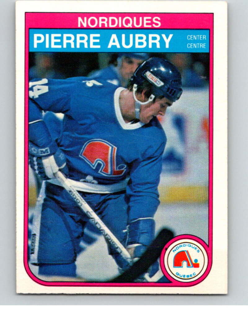 1982-83 O-Pee-Chee #277 Pierre Aubry RC Rookie Quebec Nordiques V59004 Image 1