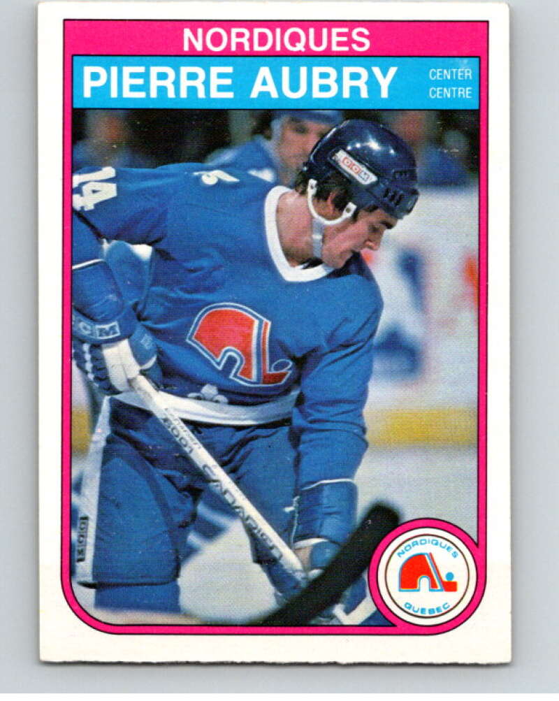 1982-83 O-Pee-Chee #277 Pierre Aubry RC Rookie Quebec Nordiques V59005 Image 1