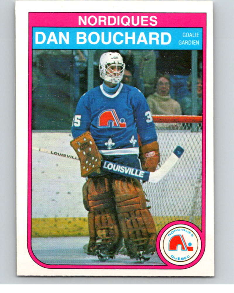 1982-83 O-Pee-Chee #278 Dan Bouchard RC Rookie Quebec Nordiques V59007 Image 1