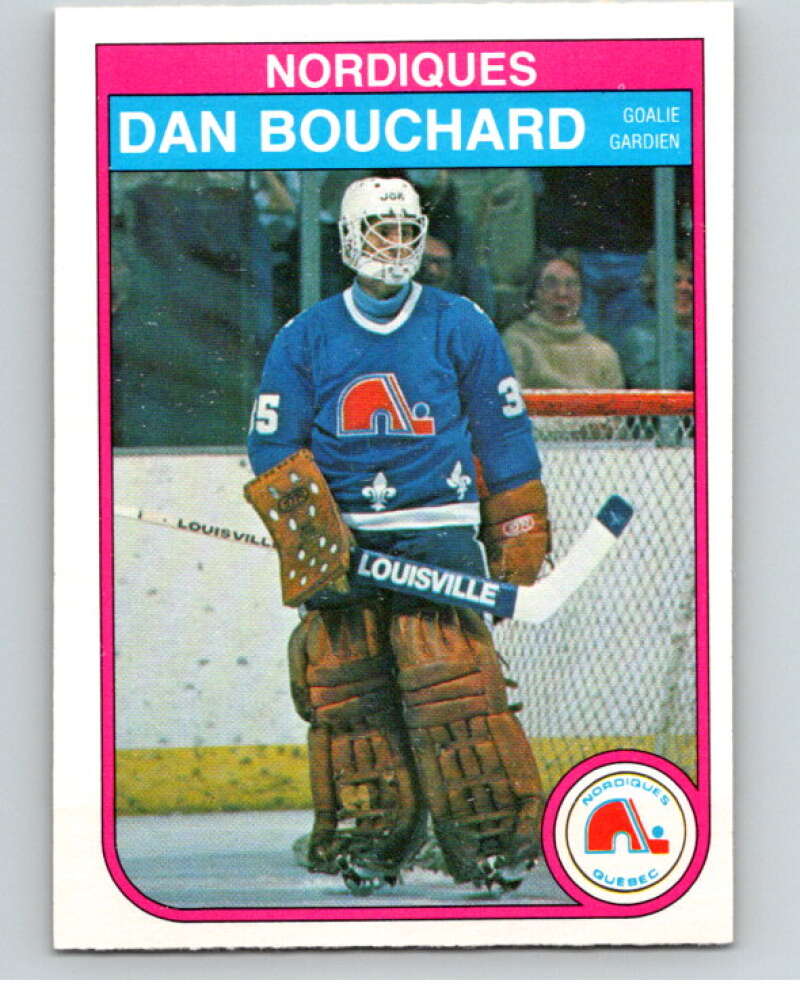 1982-83 O-Pee-Chee #278 Dan Bouchard RC Rookie Quebec Nordiques V59012 Image 1