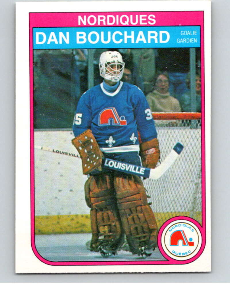 1982-83 O-Pee-Chee #278 Dan Bouchard RC Rookie Quebec Nordiques V59013 Image 1