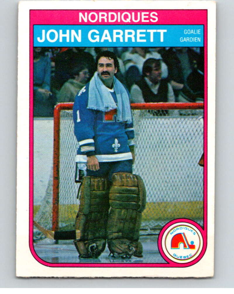 1982-83 O-Pee-Chee #283 John Garrett Quebec Nordiques V59041 Image 1