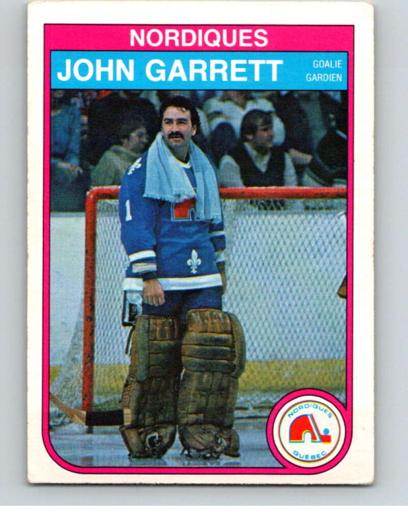 1982-83 O-Pee-Chee #283 John Garrett Quebec Nordiques V59045 Image 1