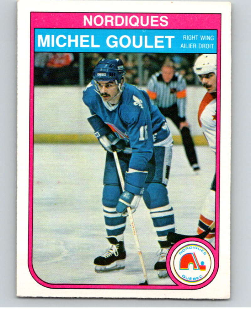 1982-83 O-Pee-Chee #284 Michel Goulet Quebec Nordiques V59050 Image 1