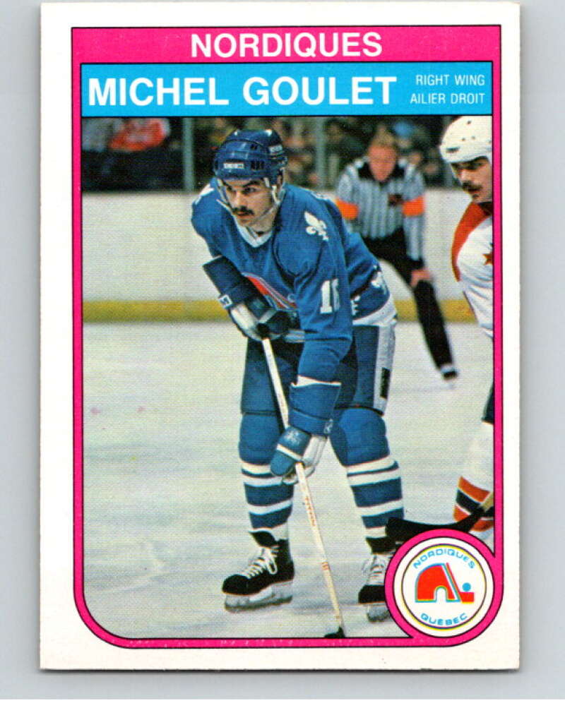 1982-83 O-Pee-Chee #284 Michel Goulet Quebec Nordiques V59051 Image 1