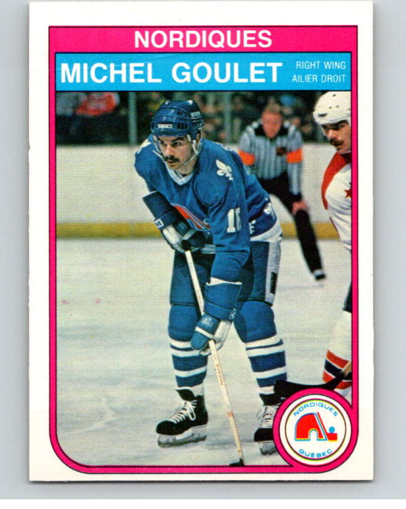 1982-83 O-Pee-Chee #284 Michel Goulet Quebec Nordiques V59052 Image 1