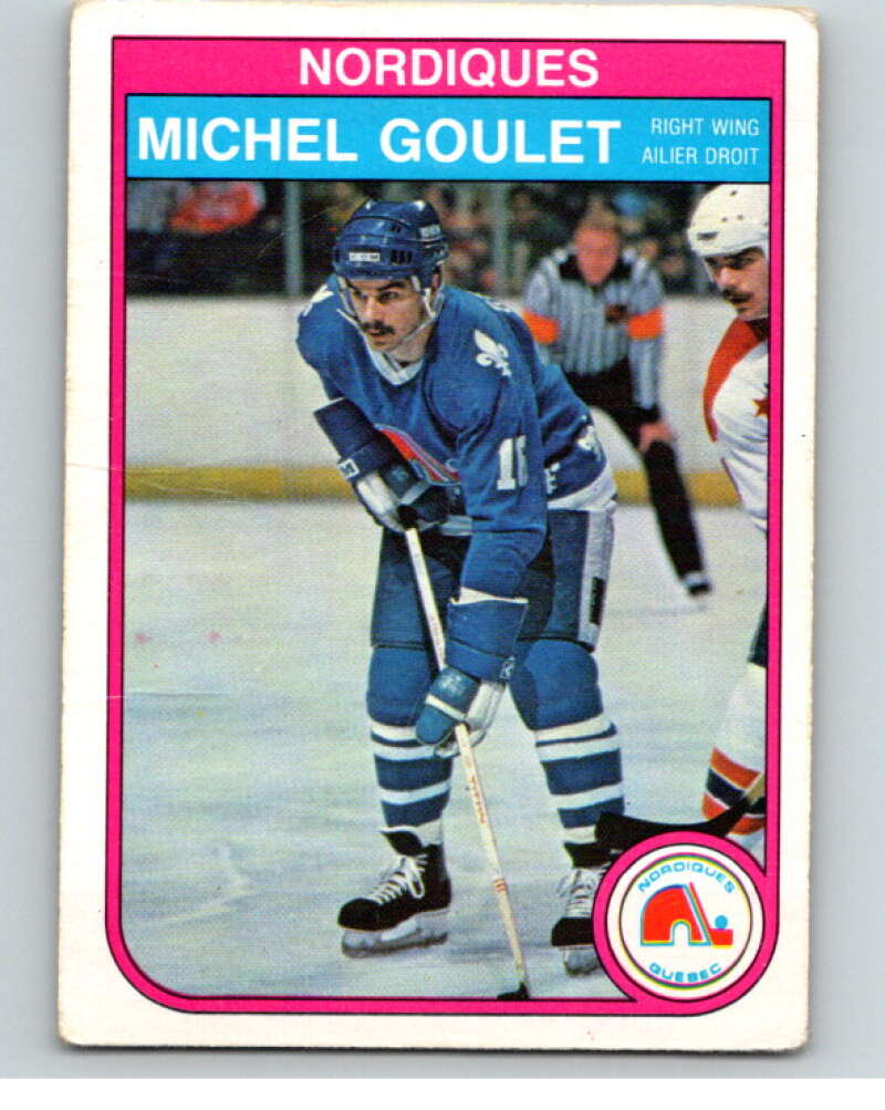 1982-83 O-Pee-Chee #284 Michel Goulet Quebec Nordiques V59053 Image 1