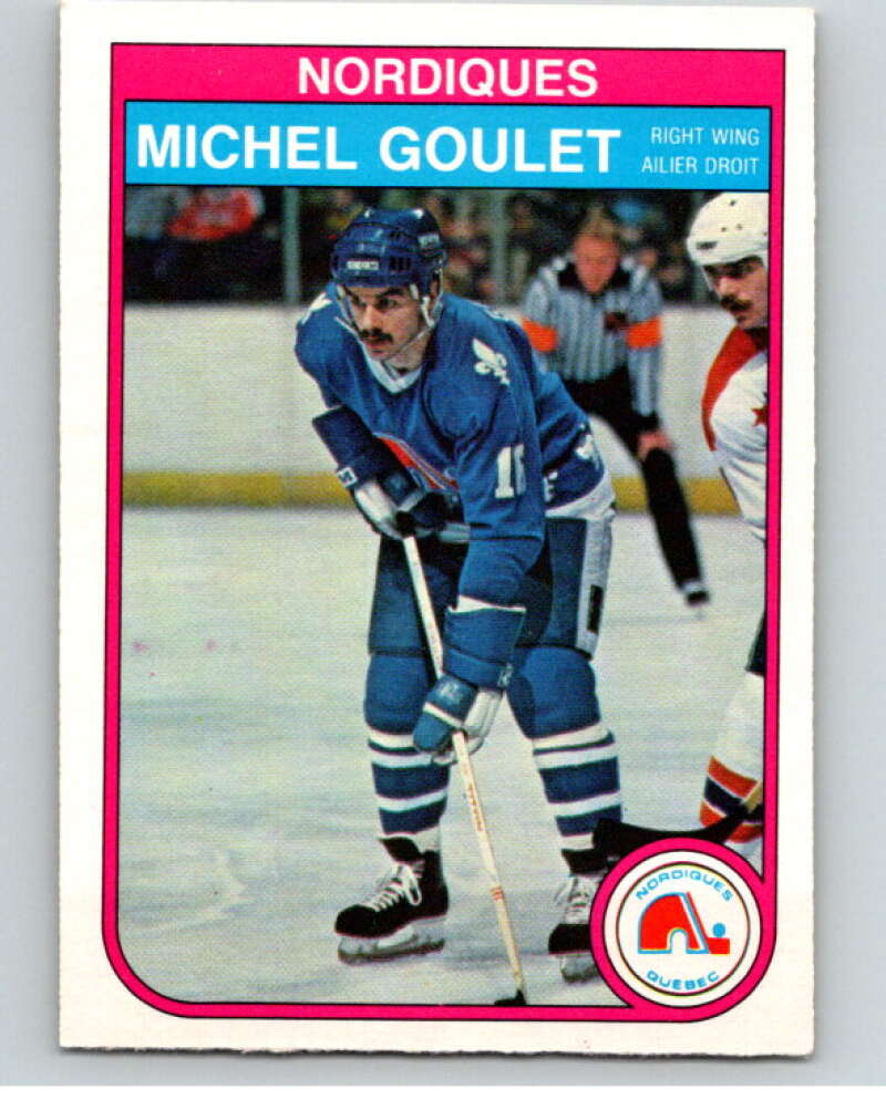 1982-83 O-Pee-Chee #284 Michel Goulet Quebec Nordiques V59054 Image 1