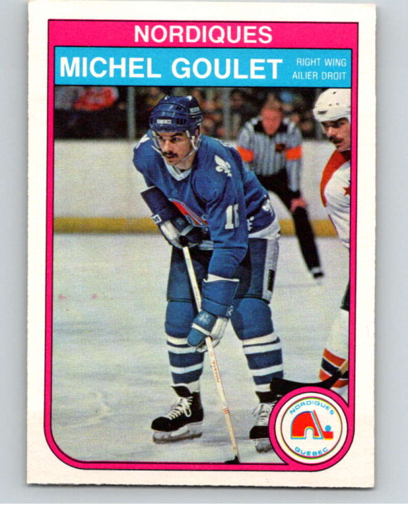 1982-83 O-Pee-Chee #284 Michel Goulet Quebec Nordiques V59055 Image 1