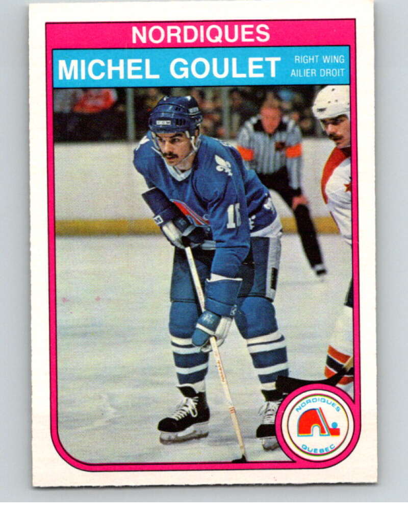 1982-83 O-Pee-Chee #284 Michel Goulet Quebec Nordiques V59057 Image 1