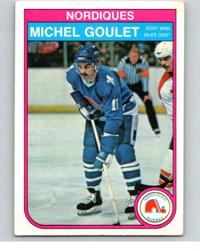 1982-83 O-Pee-Chee #284 Michel Goulet Quebec Nordiques V59059 Image 1