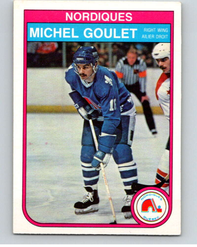 1982-83 O-Pee-Chee #284 Michel Goulet Quebec Nordiques V59063 Image 1