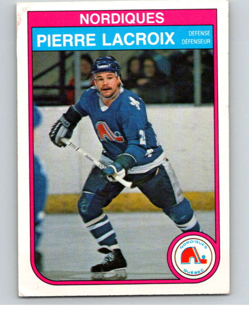1982-83 O-Pee-Chee #286 Pierre Lacroix Quebec Nordiques V59070 Image 1