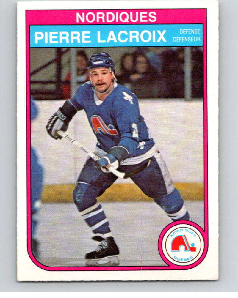 1982-83 O-Pee-Chee #286 Pierre Lacroix Quebec Nordiques V59074 Image 1