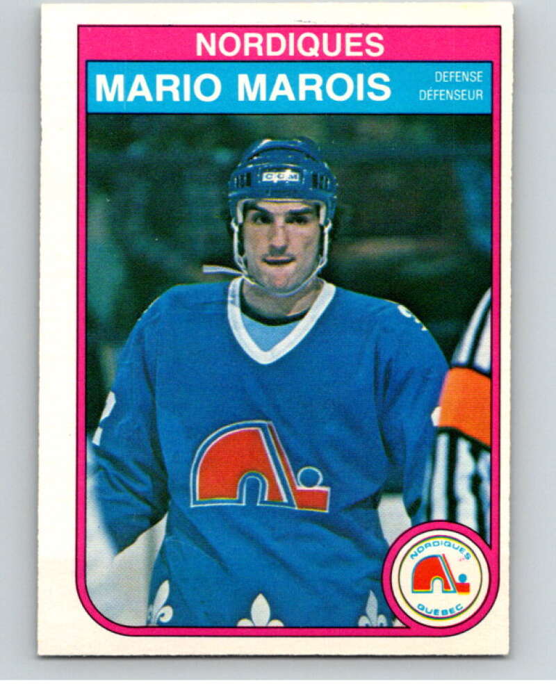 1982-83 O-Pee-Chee #287 Mario Marois Quebec Nordiques V59075 Image 1