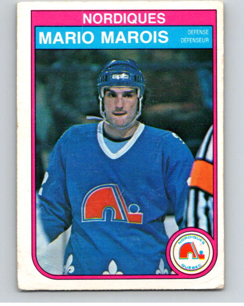 1982-83 O-Pee-Chee #287 Mario Marois Quebec Nordiques V59076 Image 1