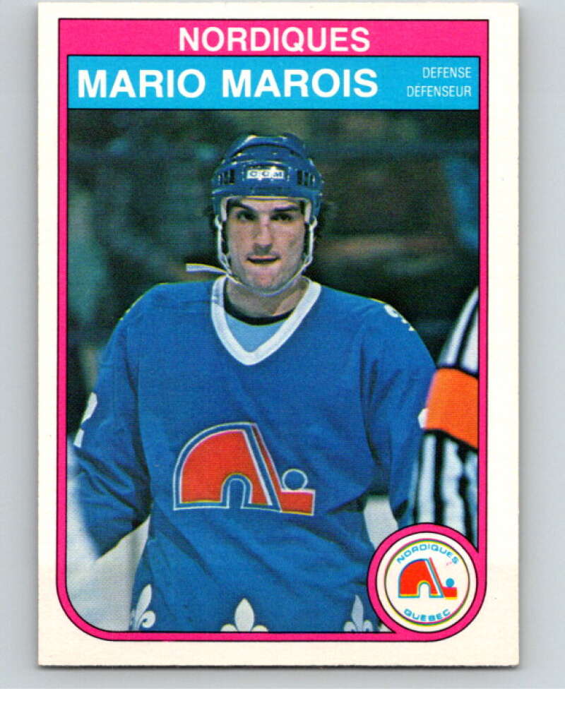 1982-83 O-Pee-Chee #287 Mario Marois Quebec Nordiques V59079 Image 1