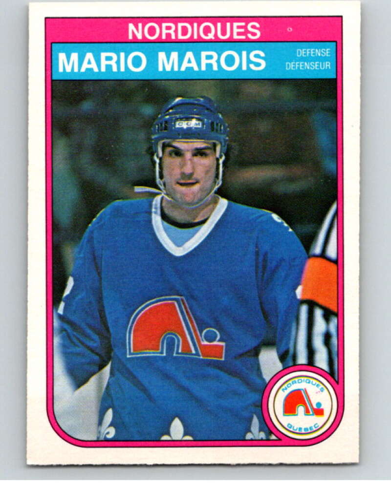 1982-83 O-Pee-Chee #287 Mario Marois Quebec Nordiques V59081 Image 1
