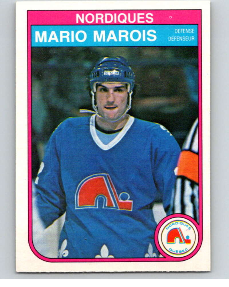 1982-83 O-Pee-Chee #287 Mario Marois Quebec Nordiques V59082 Image 1
