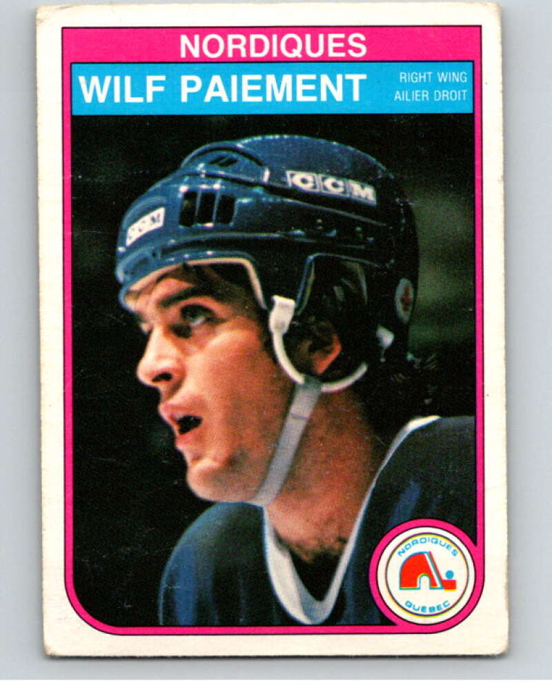 1982-83 O-Pee-Chee #288 Wilf Paiement Quebec Nordiques V59086 Image 1