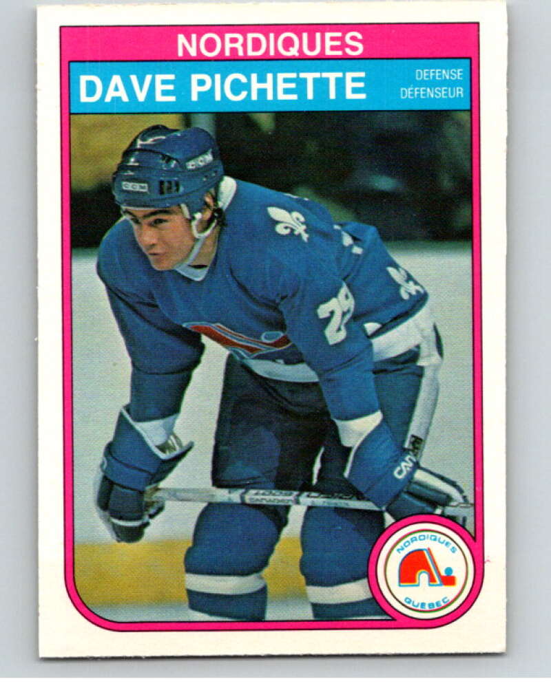 1982-83 O-Pee-Chee #289 Dave Pichette Quebec Nordiques V59101 Image 1