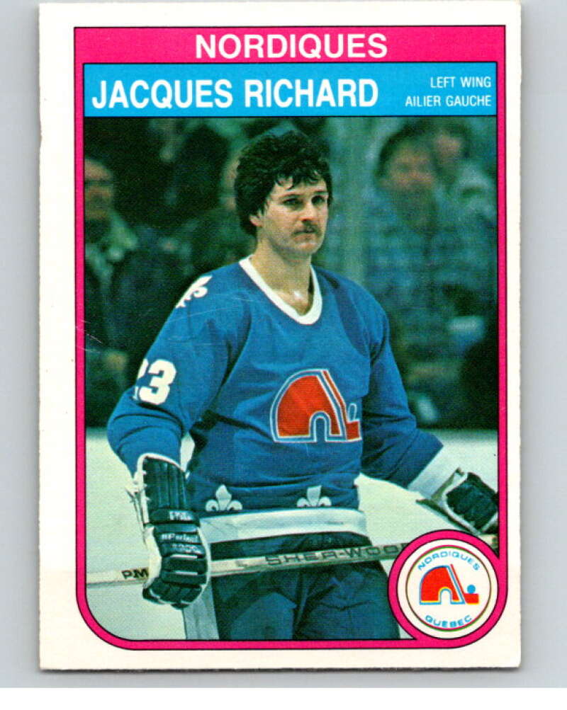 1982-83 O-Pee-Chee #290 Jacques Richard Quebec Nordiques V59104 Image 1