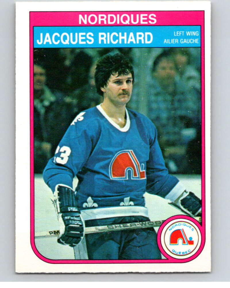 1982-83 O-Pee-Chee #290 Jacques Richard Quebec Nordiques V59113 Image 1
