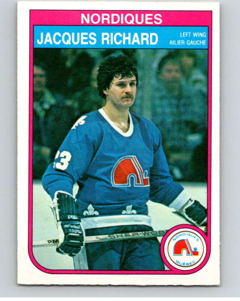 1982-83 O-Pee-Chee #290 Jacques Richard Quebec Nordiques V59115 Image 1