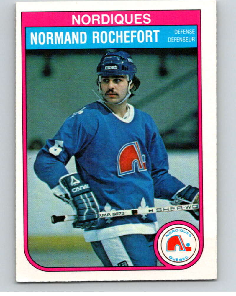 1982-83 O-Pee-Chee #291 Normand Rochefort RC Rookie Quebec Nordiques V59118 Image 1