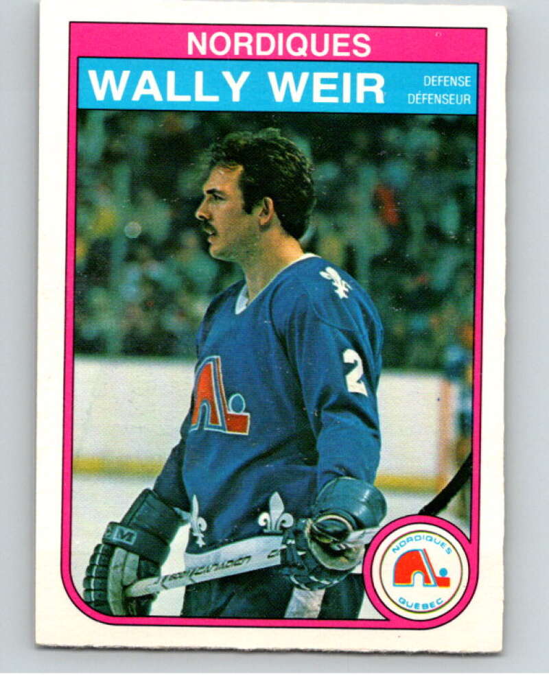 1982-83 O-Pee-Chee #297 Wally Weir Quebec Nordiques V59166 Image 1