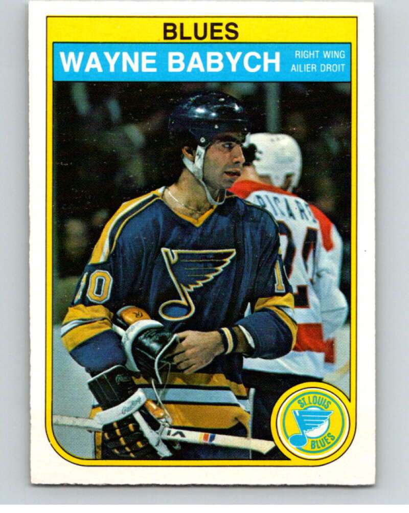 1982-83 O-Pee-Chee #299 Wayne Babych St. Louis Blues V59180 Image 1
