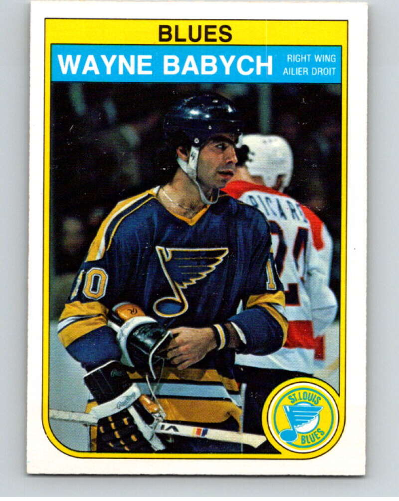 1982-83 O-Pee-Chee #299 Wayne Babych St. Louis Blues V59181 Image 1