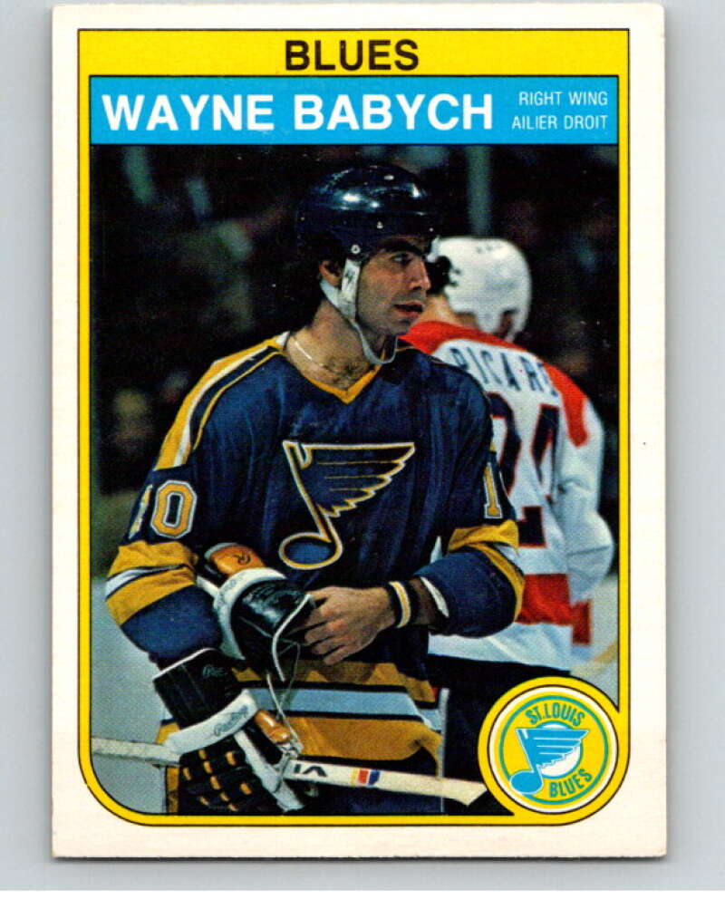 1982-83 O-Pee-Chee #299 Wayne Babych St. Louis Blues V59182 Image 1