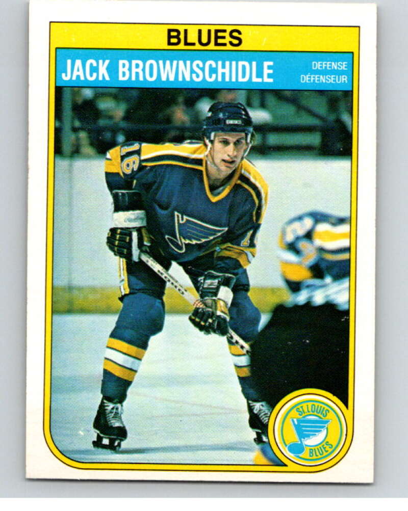 1982-83 O-Pee-Chee #300 Jack Brownschidle St. Louis Blues V59184 Image 1