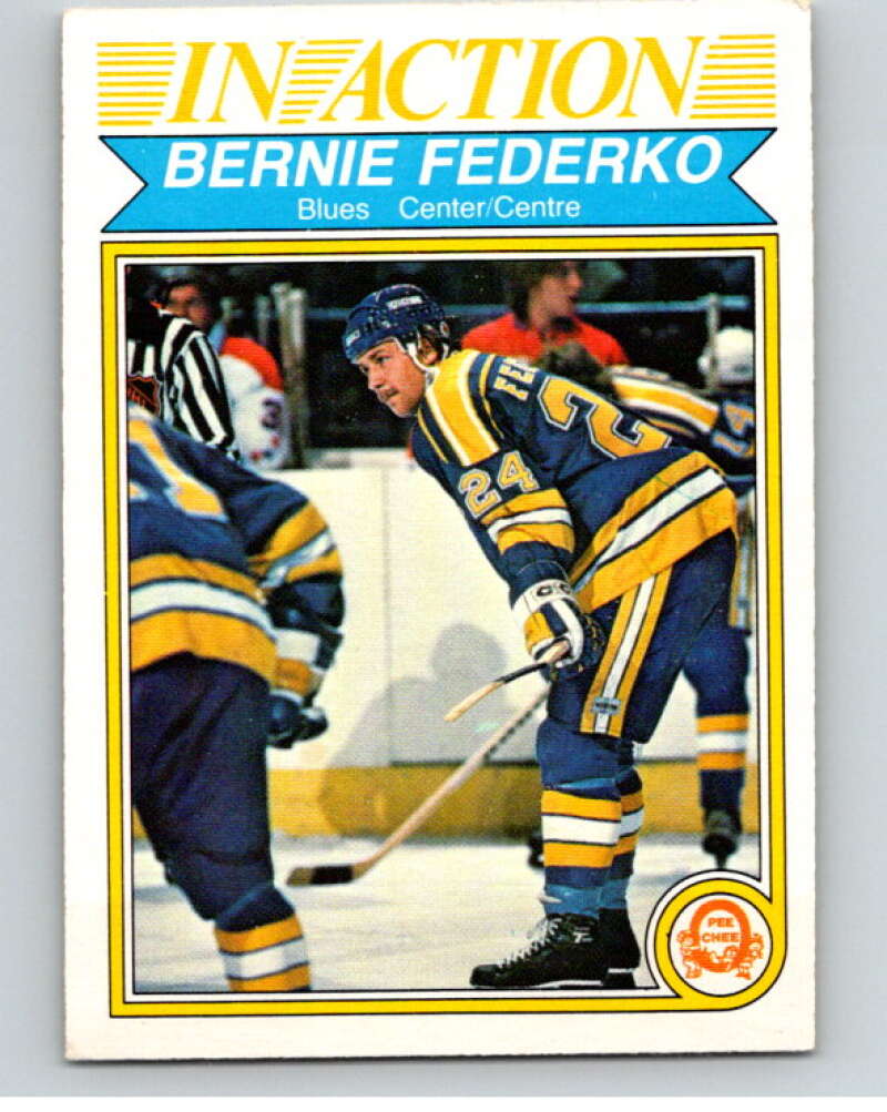 1982-83 O-Pee-Chee #303 Bernie Federko IA St. Louis Blues V59200 Image 1