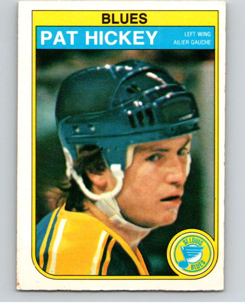 1982-83 O-Pee-Chee #304 Pat Hickey St. Louis Blues V59212 Image 1
