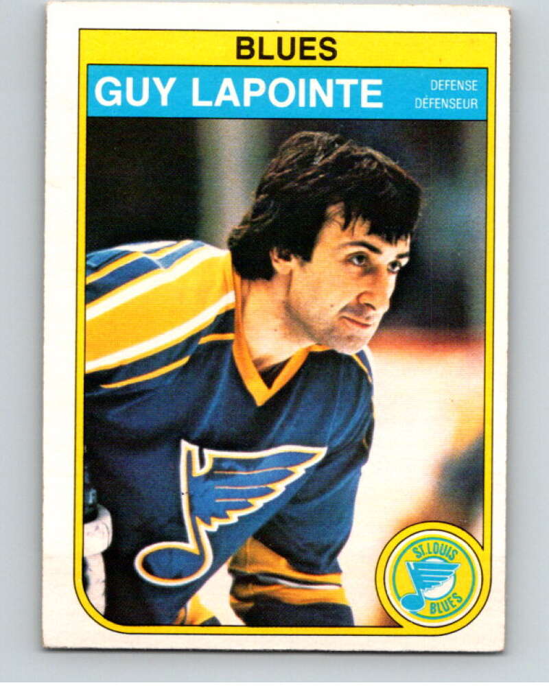 1982-83 O-Pee-Chee #305 Guy Lapointe St. Louis Blues V59224 Image 1