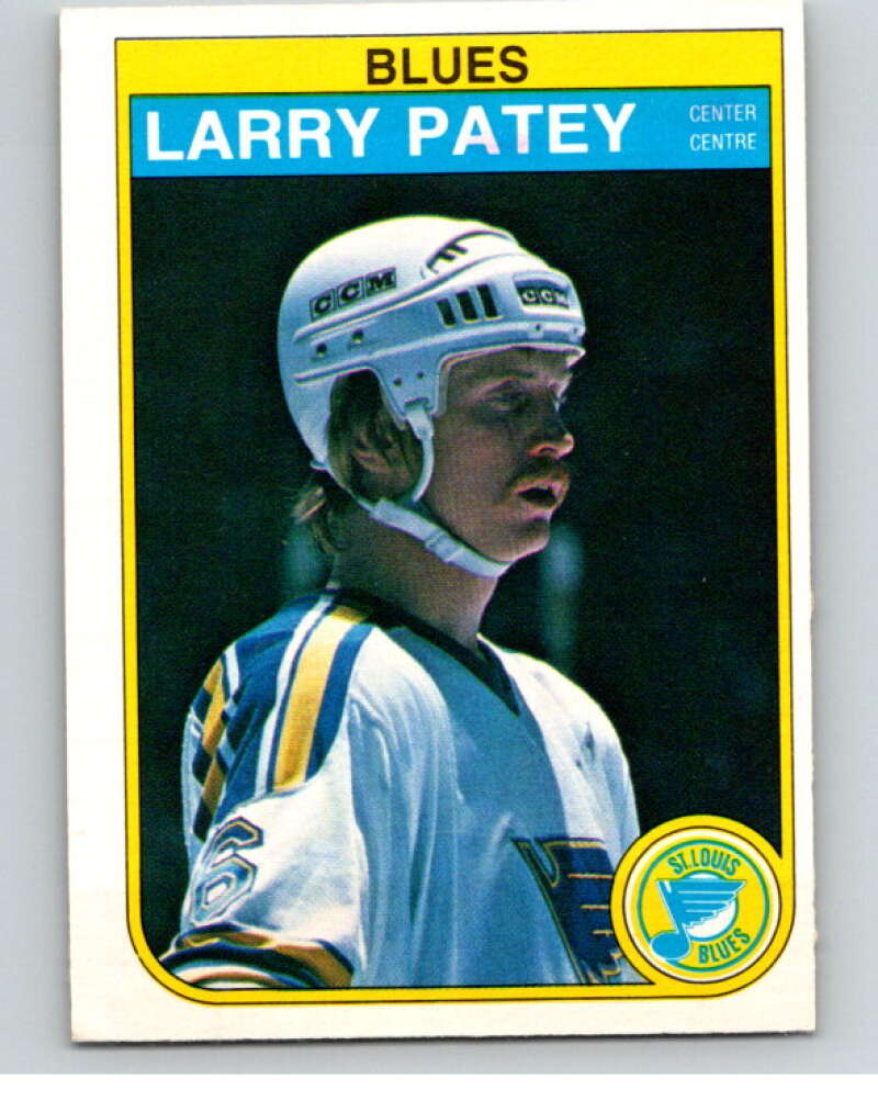 1982-83 O-Pee-Chee #308 Larry Patey St. Louis Blues V59243 Image 1