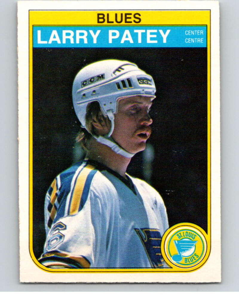 1982-83 O-Pee-Chee #308 Larry Patey St. Louis Blues V59244 Image 1