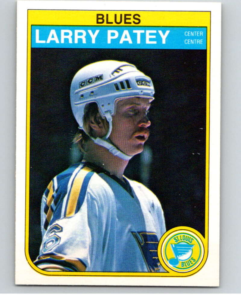 1982-83 O-Pee-Chee #308 Larry Patey St. Louis Blues V59247 Image 1