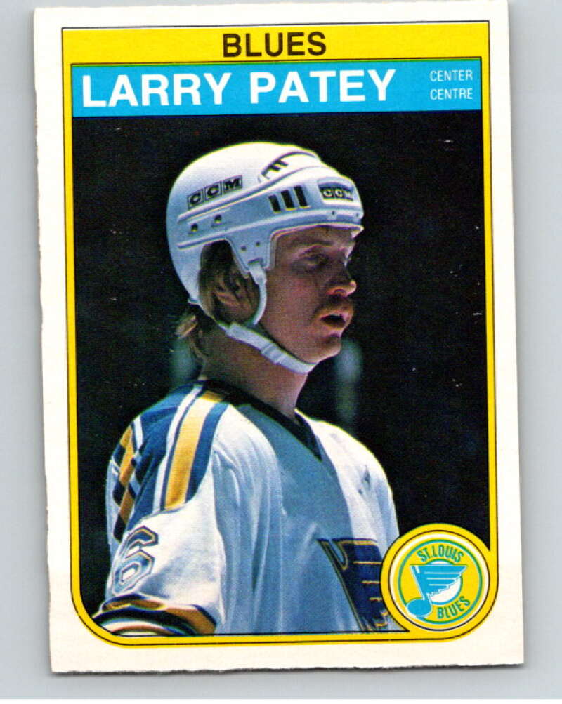1982-83 O-Pee-Chee #308 Larry Patey St. Louis Blues V59248 Image 1