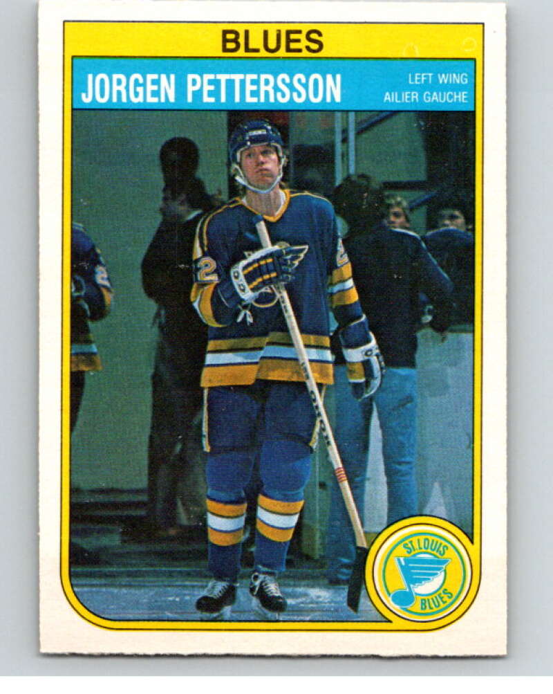 1982-83 O-Pee-Chee #309 Jorgen Pettersson St. Louis Blues V59255 Image 1